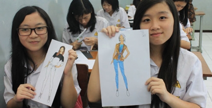 ELS Fashion Design di SMP Kristen Petra 3