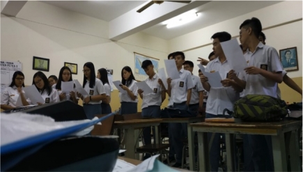 SMA Kristen Petra 2 - Mempelajari Teknik Bernyanyi di ELS Choir
